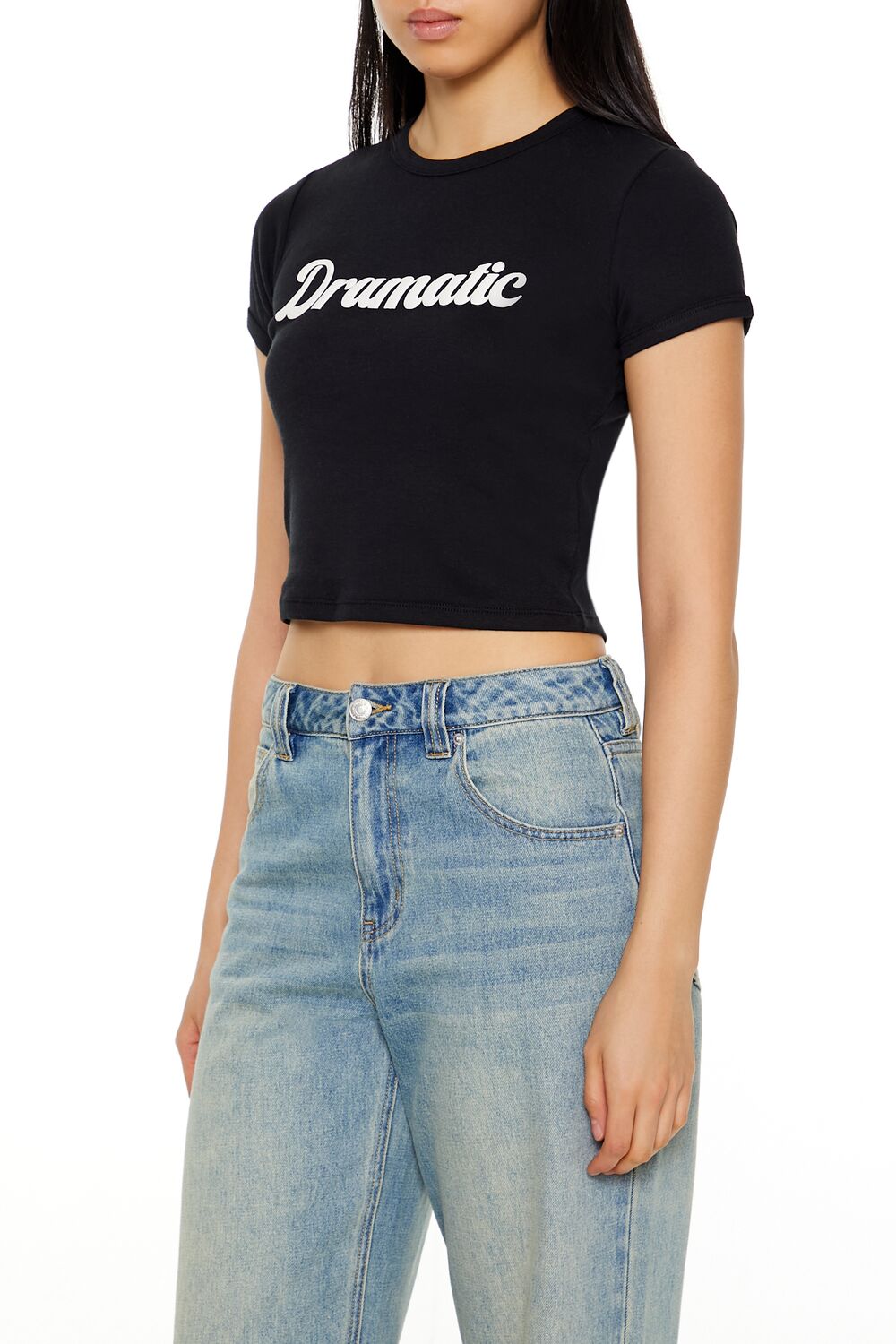 Dramatic Graphic Baby Tee