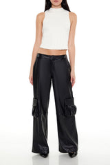 Ribbed Sweater-Knit Tank Top