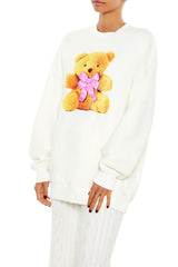 Teddy Bear Graphic Pullover