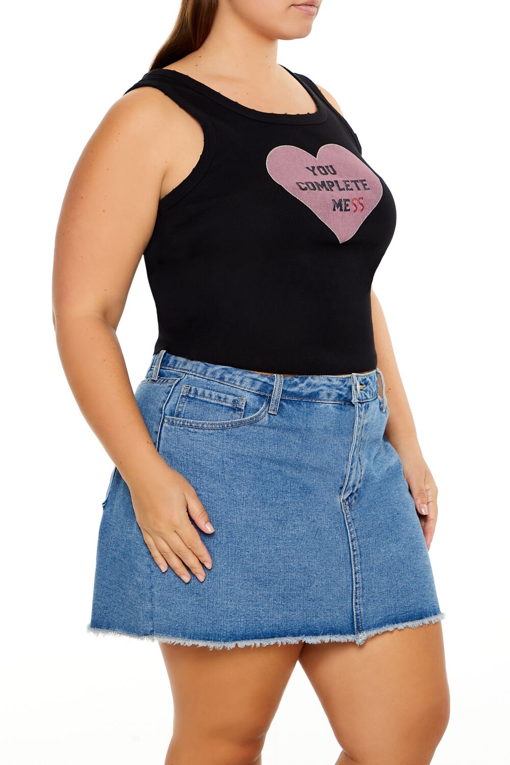 Plus Size Complete Mess Tank Top