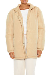 Quilted Longline Puffer Jacket