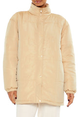 Quilted Longline Puffer Jacket