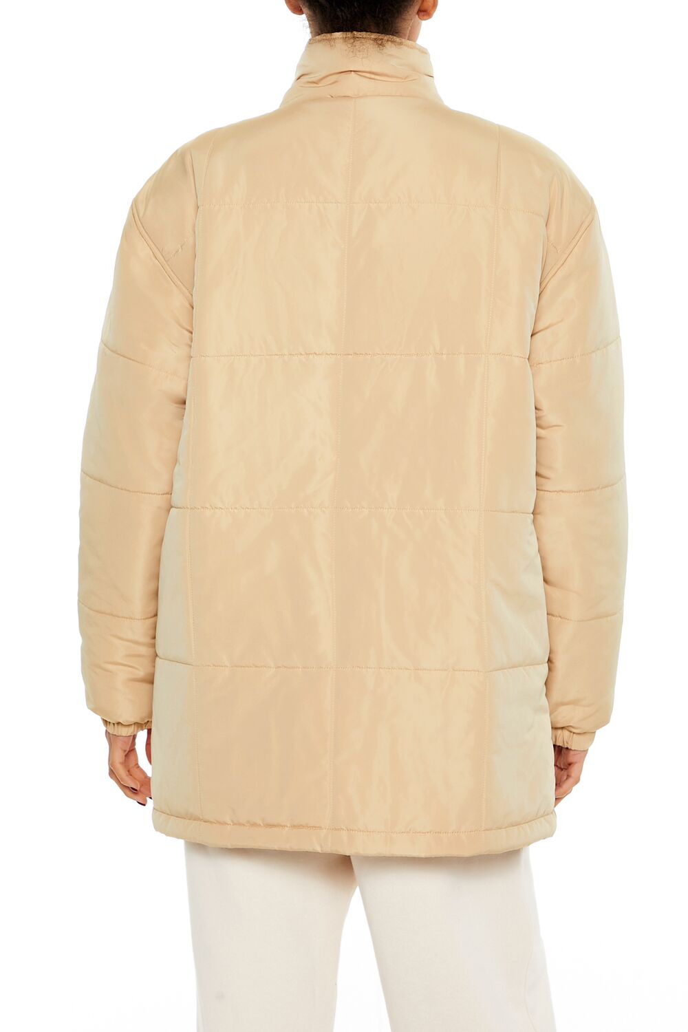Quilted Longline Puffer Jacket