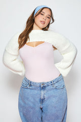 Plus Size Bolero Shrug Sweater