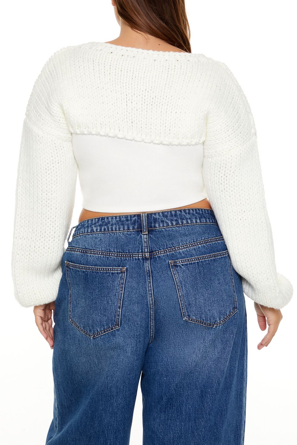 Plus Size Bolero Shrug Sweater
