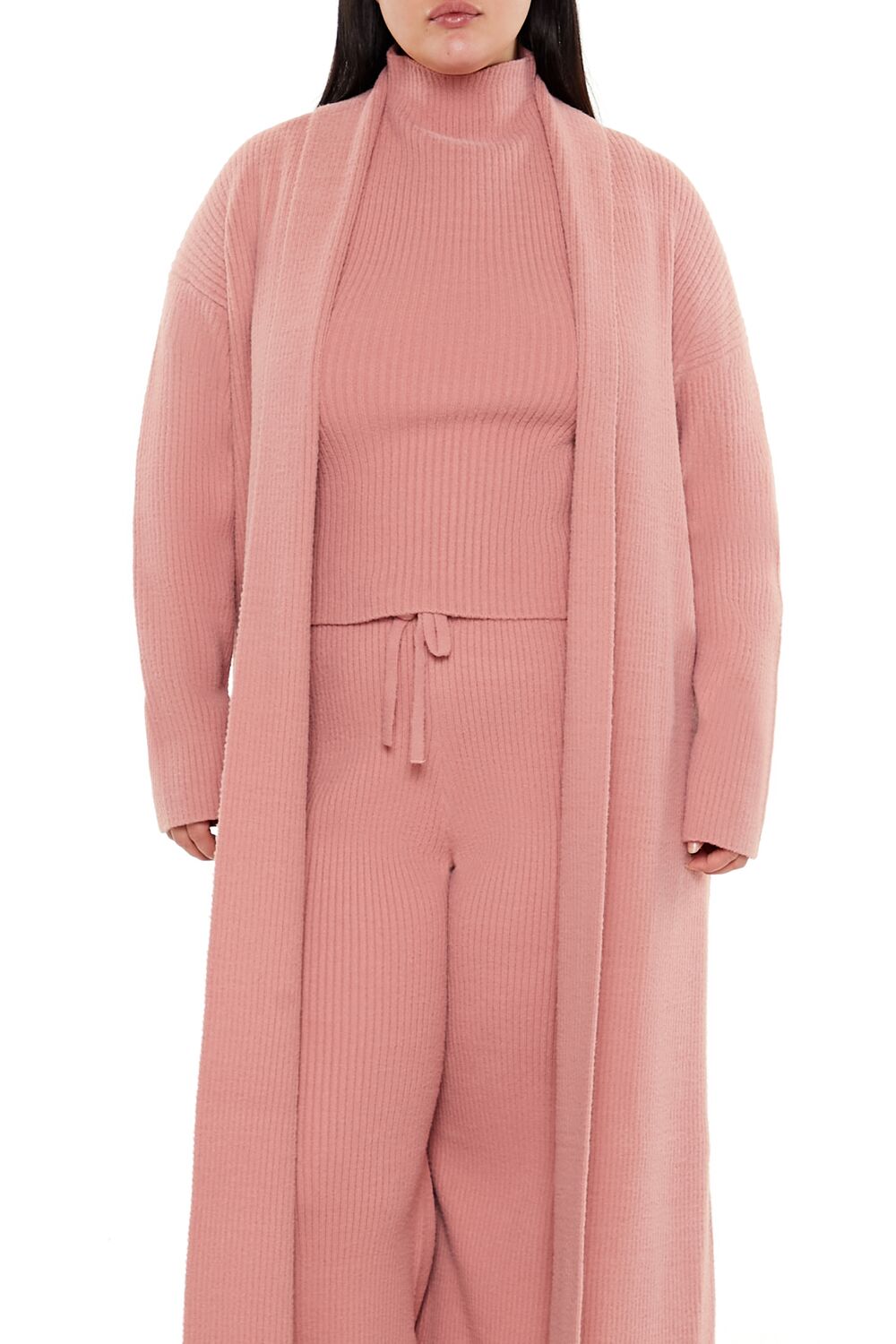 Plus Size Duster Cardigan Sweater