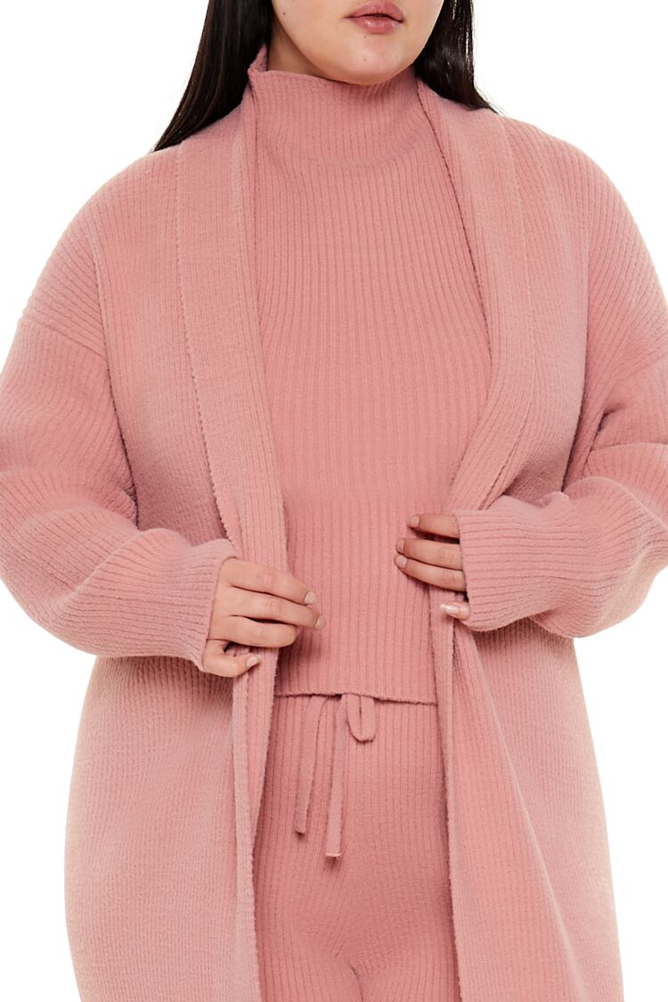 Plus Size Duster Cardigan Sweater