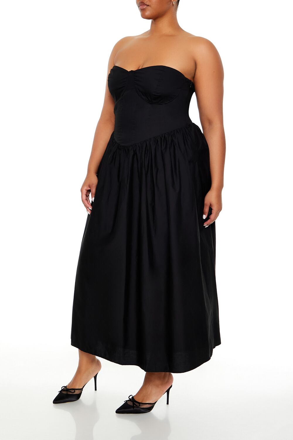 Plus Size Sweetheart Midi Dress