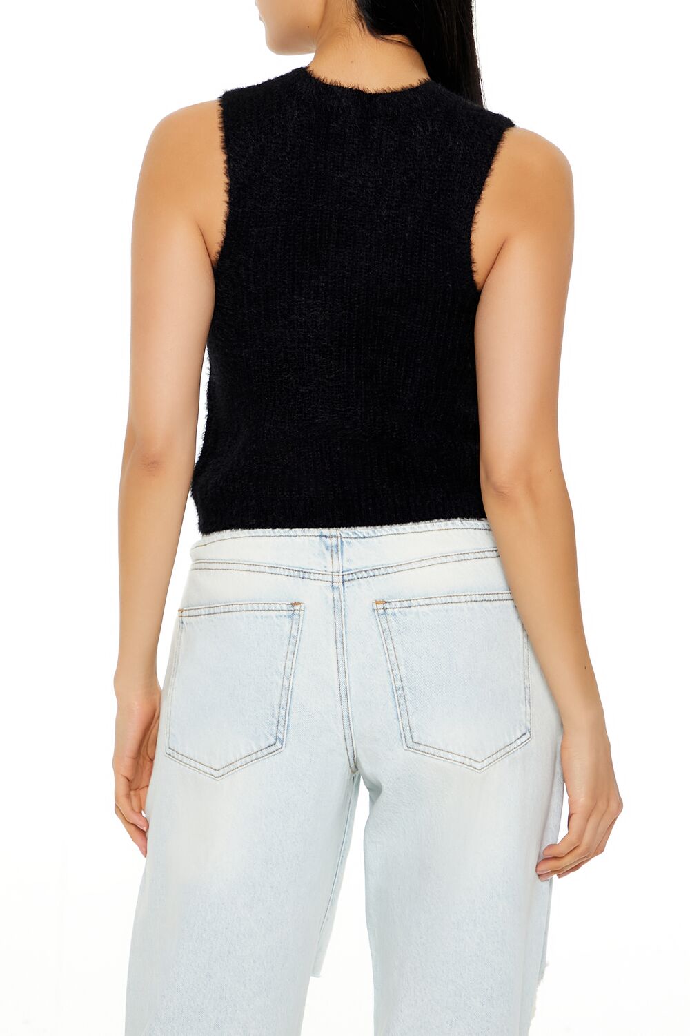 Rhinestone Heart Sweater Vest