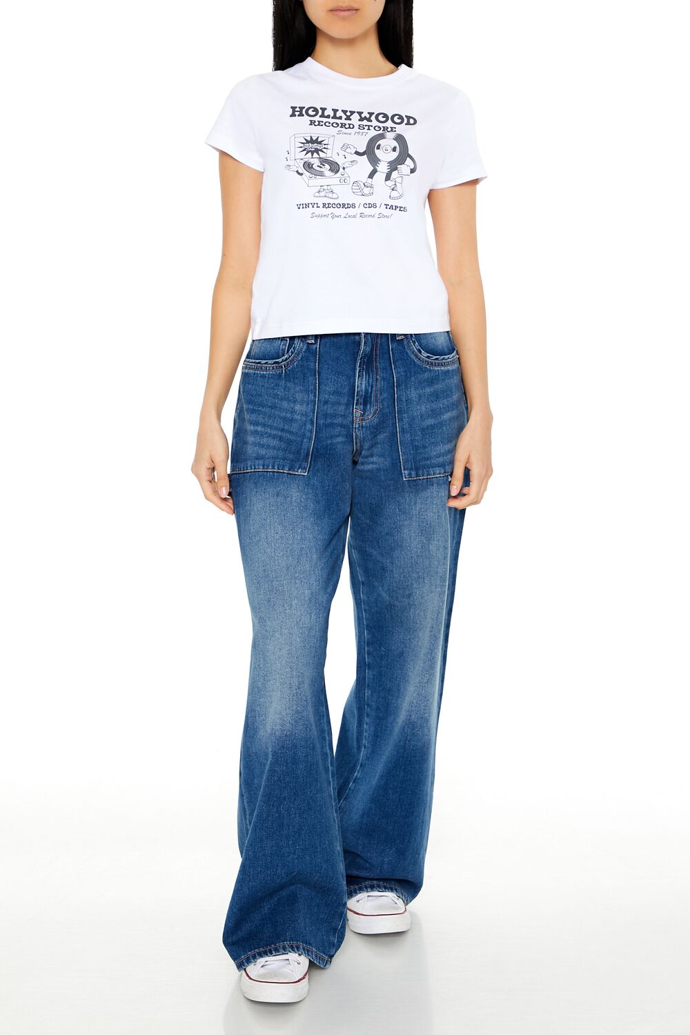 Hollywood Record Store Baby Tee