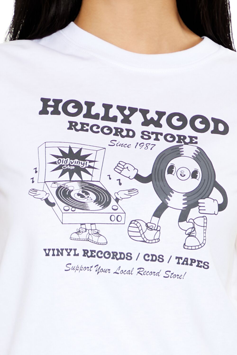 Hollywood Record Store Baby Tee