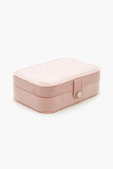 Faux Suede Jewelry Box
