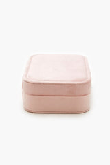 Faux Suede Jewelry Box