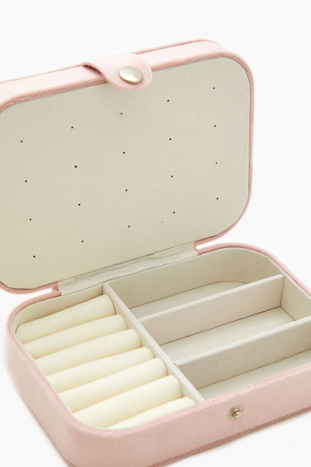 Faux Suede Jewelry Box