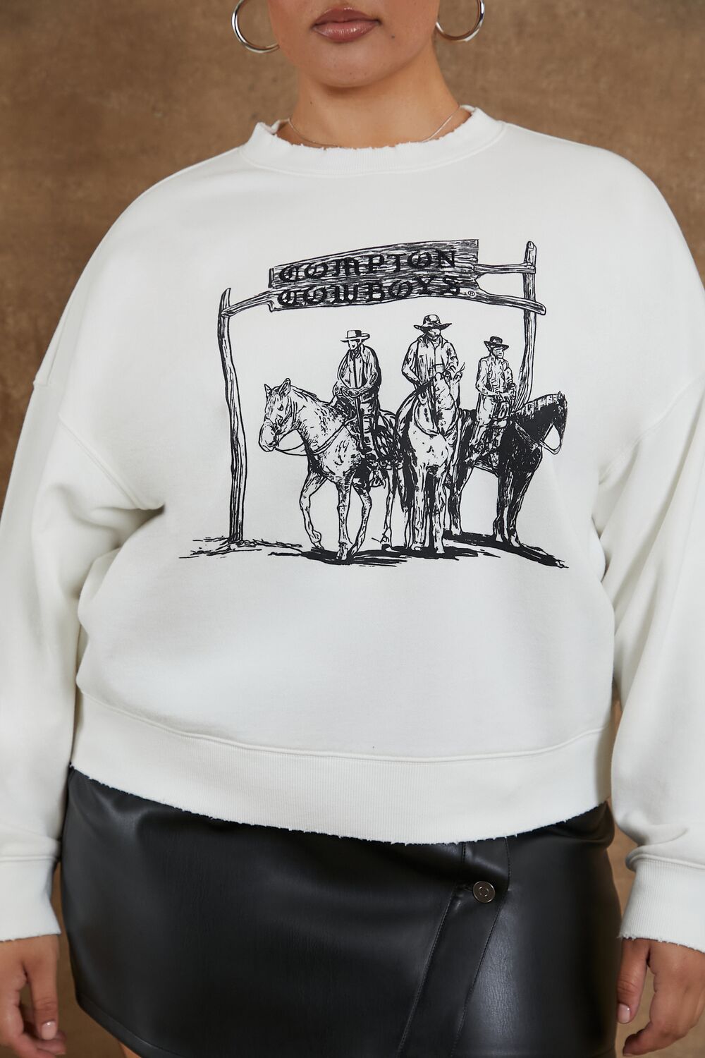 Plus Size Compton Cowboys Pullover