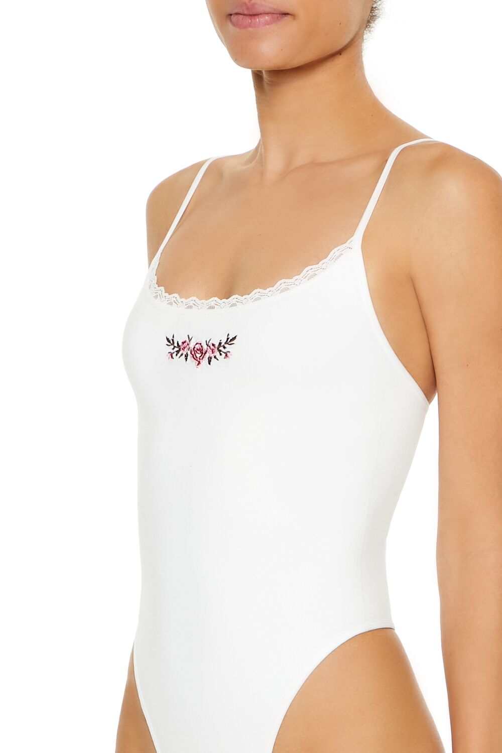 Seamless Rose Lingerie Bodysuit