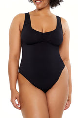 Plus Size Seamless Tank Bodysuit