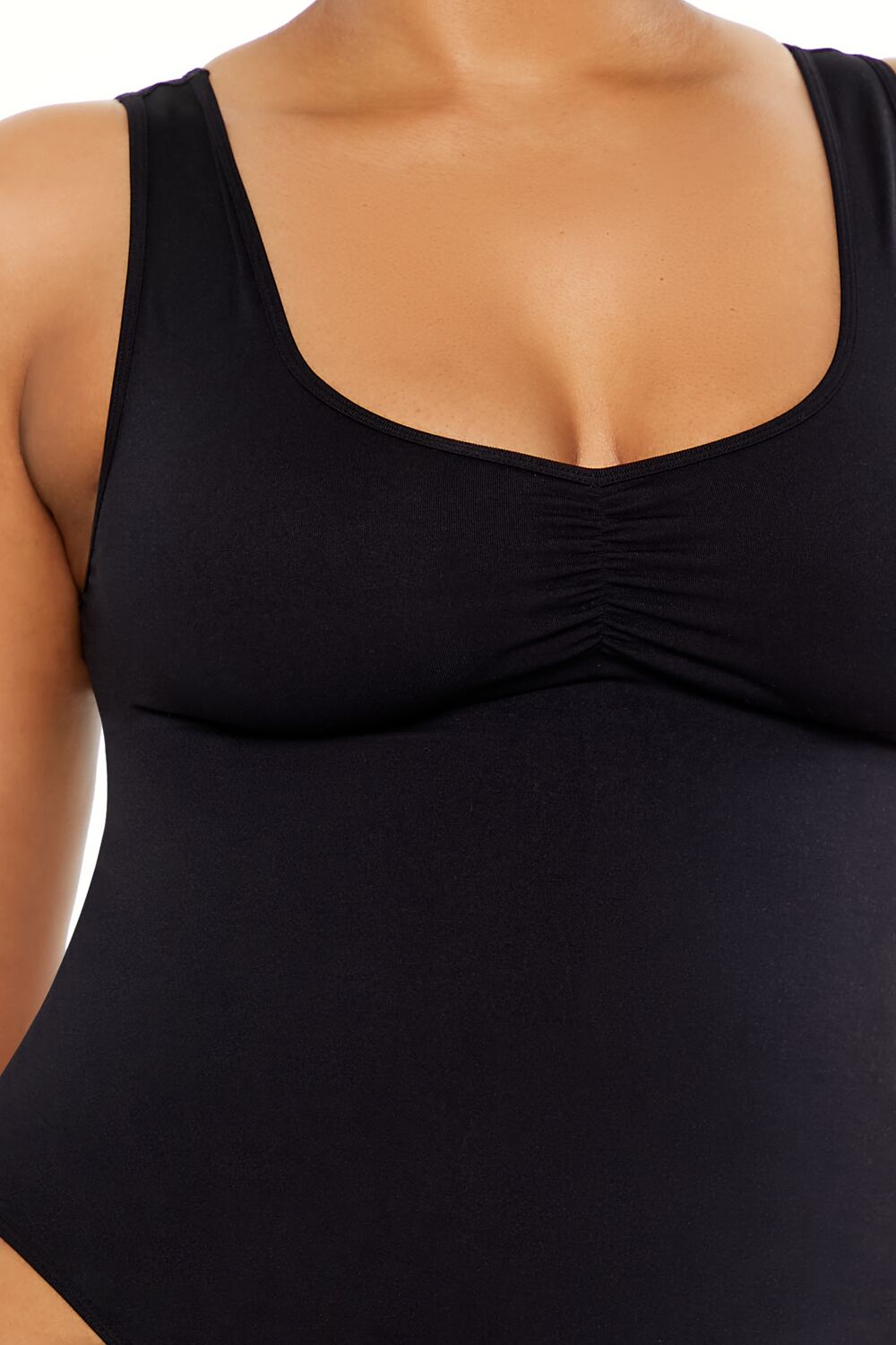 Plus Size Seamless Tank Bodysuit