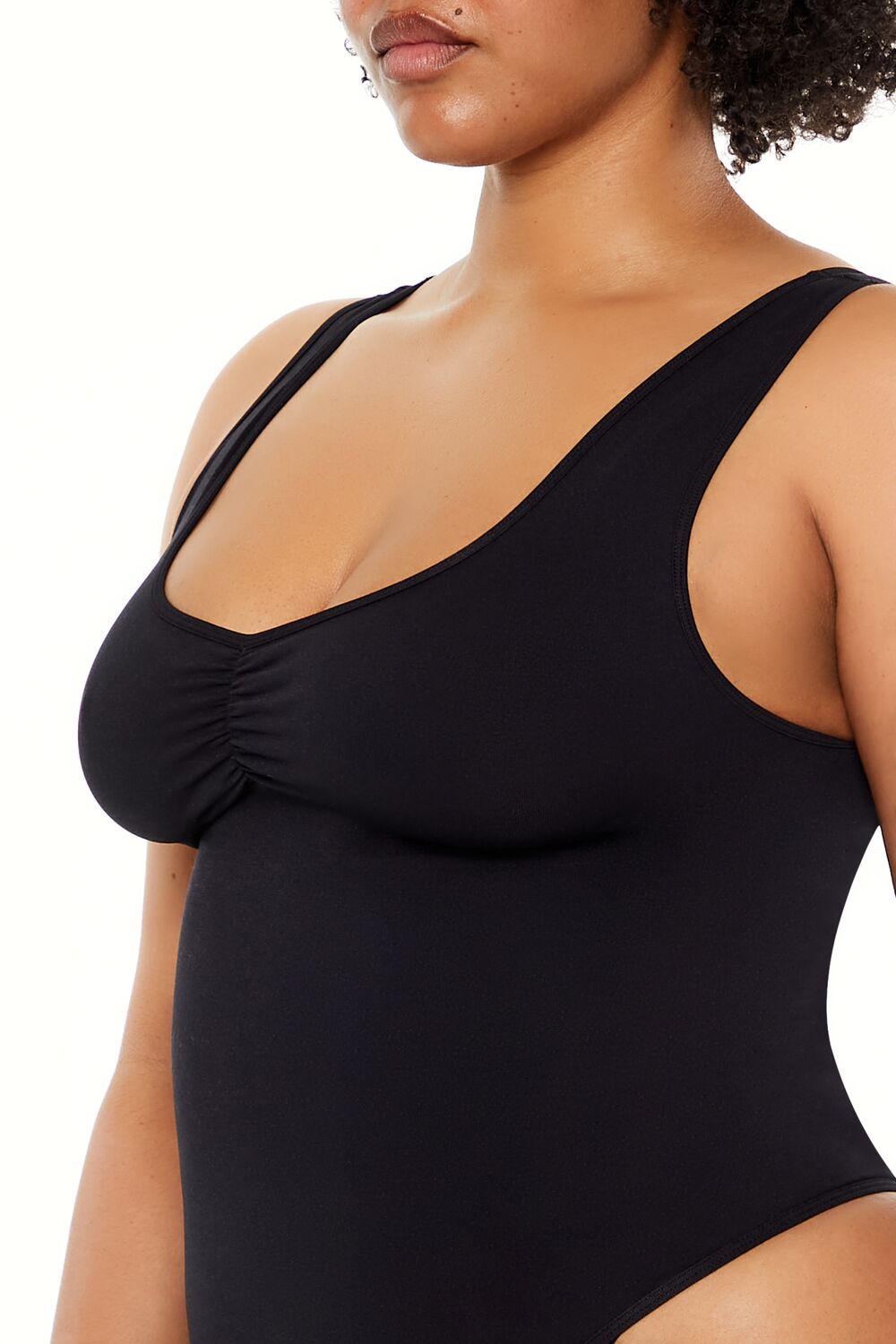 Plus Size Seamless Tank Bodysuit