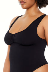 Plus Size Seamless Tank Bodysuit