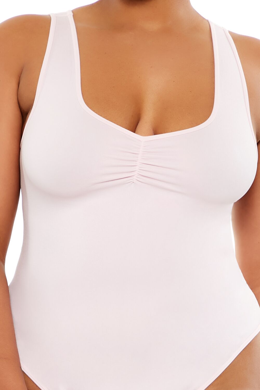 Plus Size Seamless Tank Bodysuit