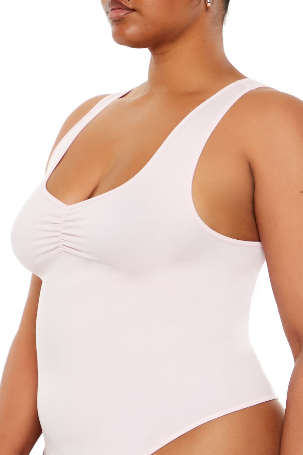 Plus Size Seamless Tank Bodysuit