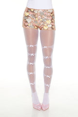 Sequin Heart Shorts