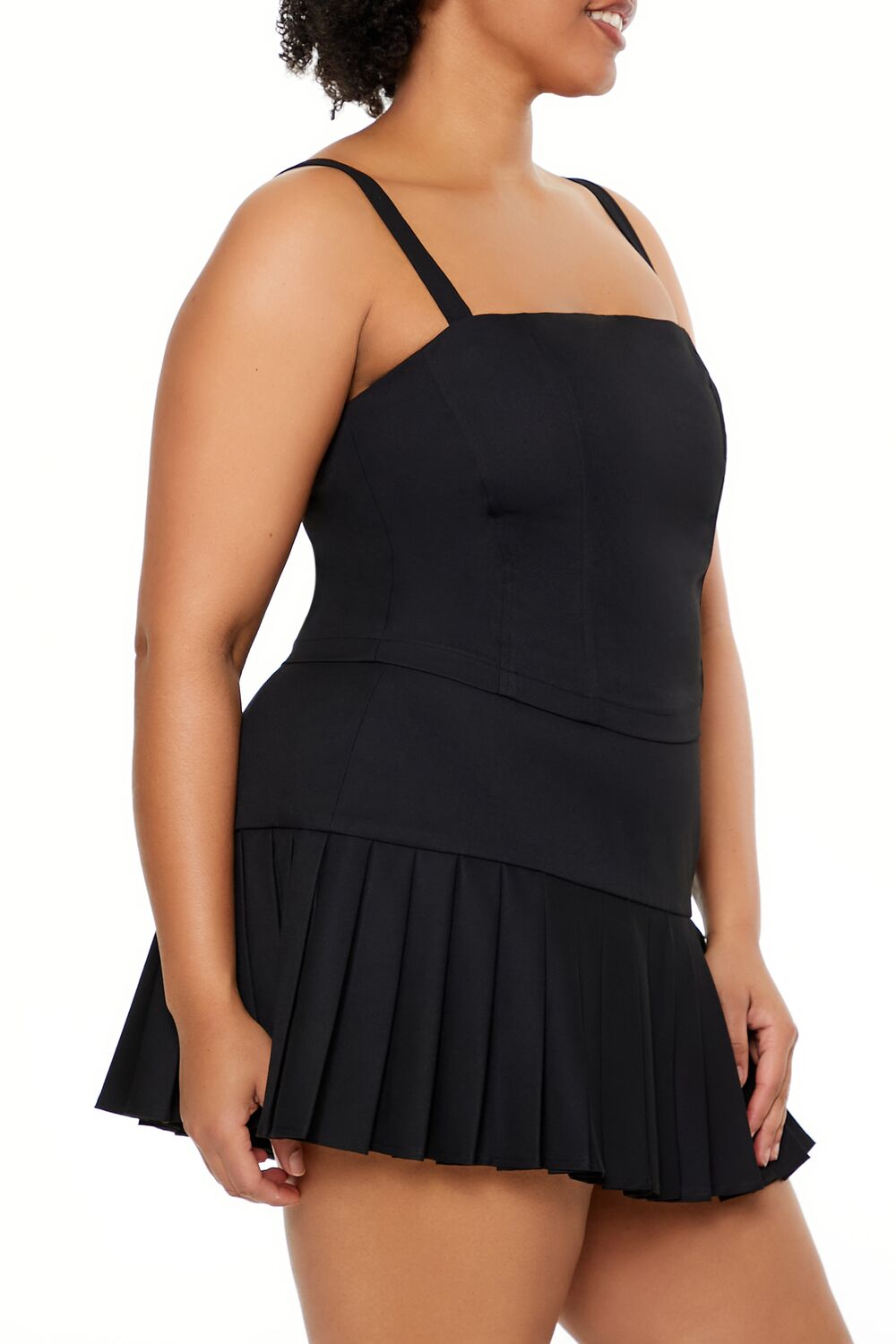Plus Size Poplin Smocked Cami