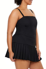 Plus Size Poplin Smocked Cami