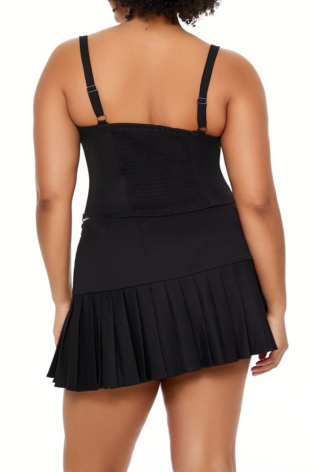 Plus Size Poplin Smocked Cami
