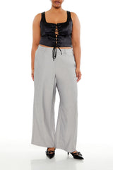 Plus Size Wide-Leg Pants