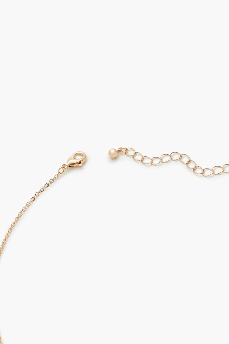 Star & Dog Tag Charm Necklace