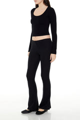 High-Rise Flare Leggings