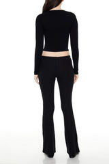 High-Rise Flare Leggings