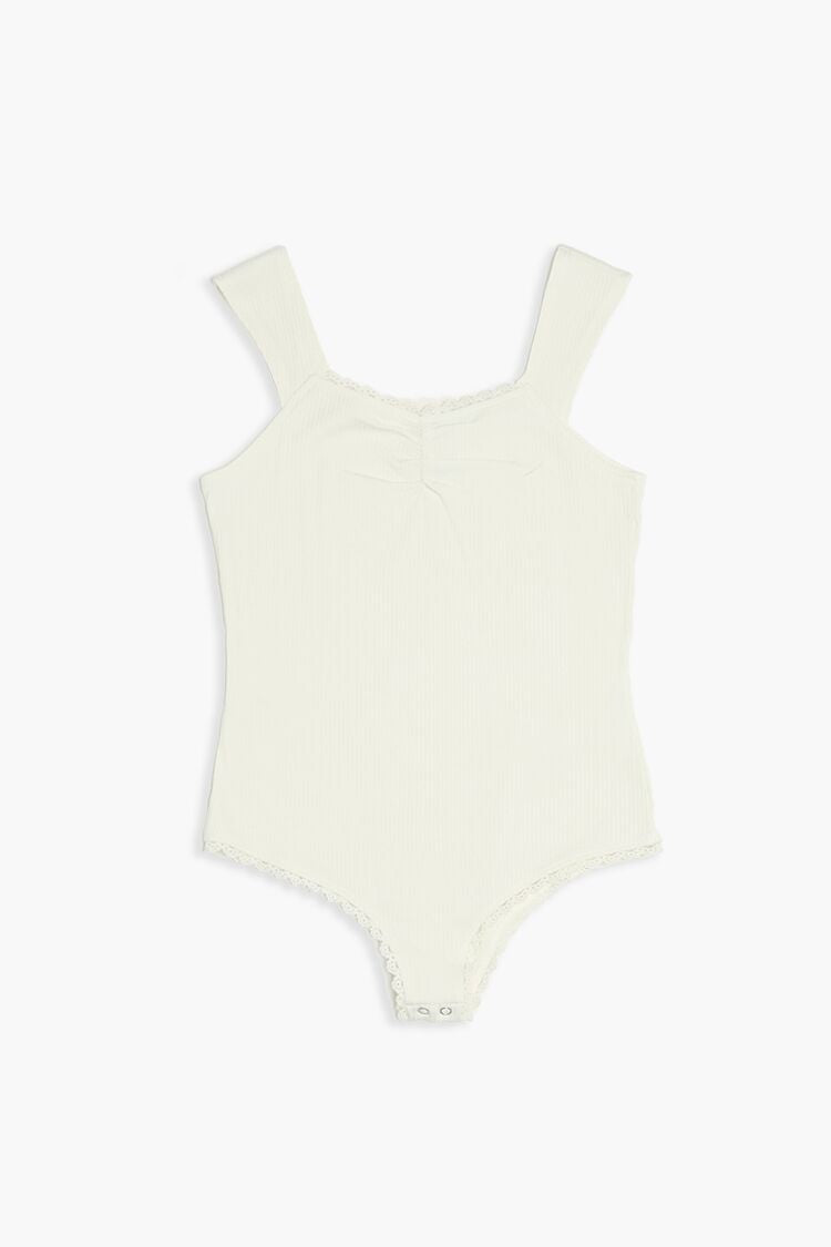 Girls Lace-Trim Bodysuit (Kids)