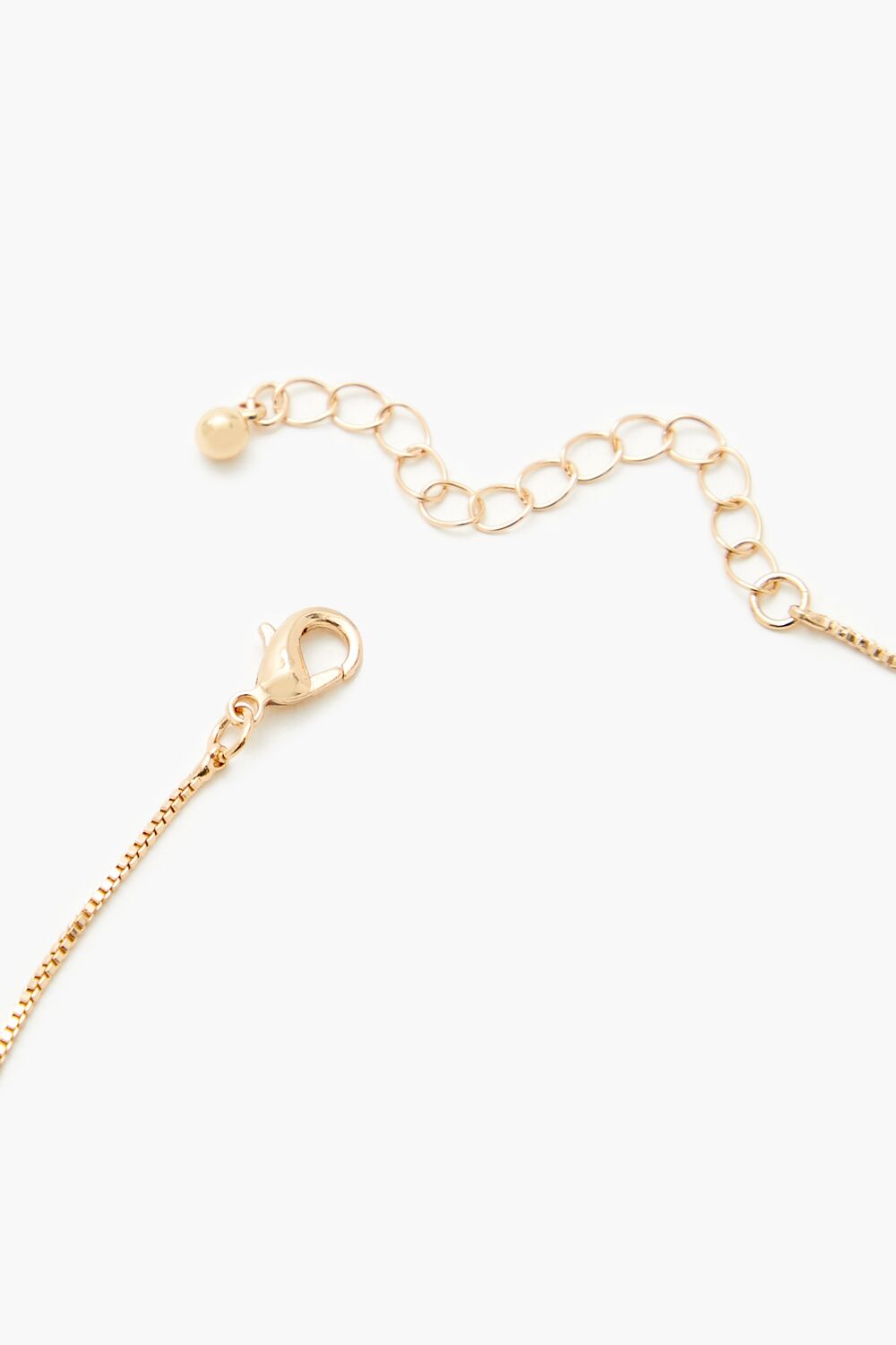 Faux Gem Cross Pendant Necklace