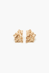 Hammered Geo Drop Earrings