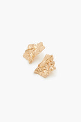 Hammered Geo Drop Earrings