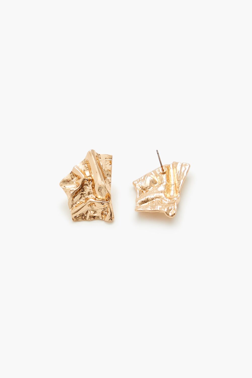 Hammered Geo Drop Earrings
