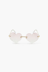 Rimless Heart Sunglasses