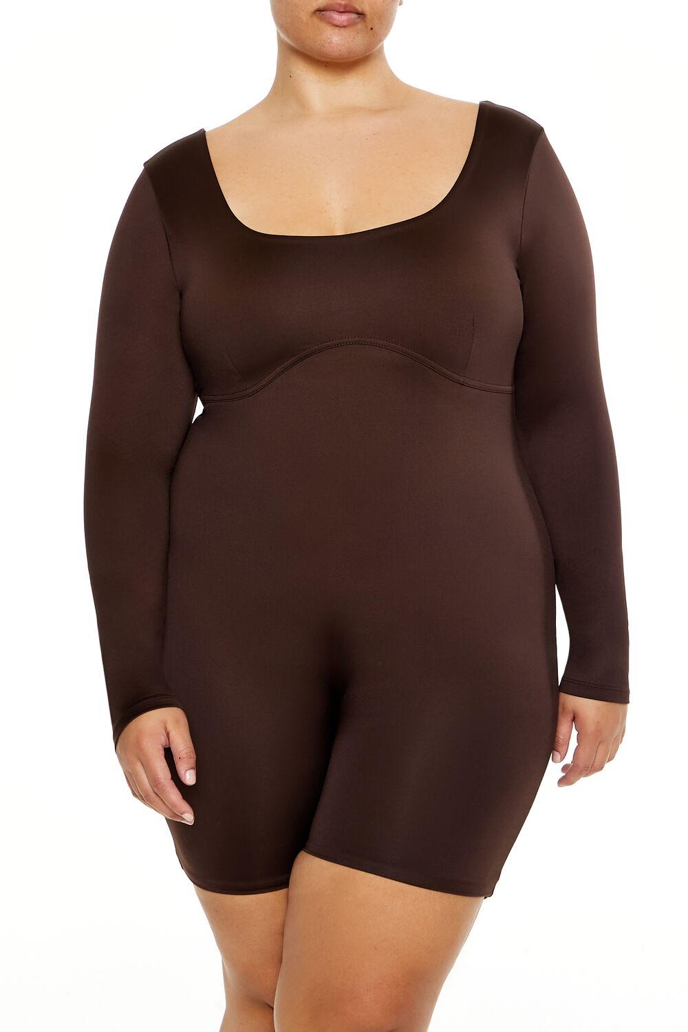 Plus Size Contour Sculpt Romper