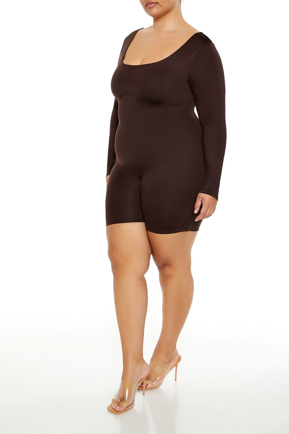 Plus Size Contour Sculpt Romper