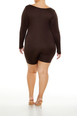 Plus Size Contour Sculpt Romper