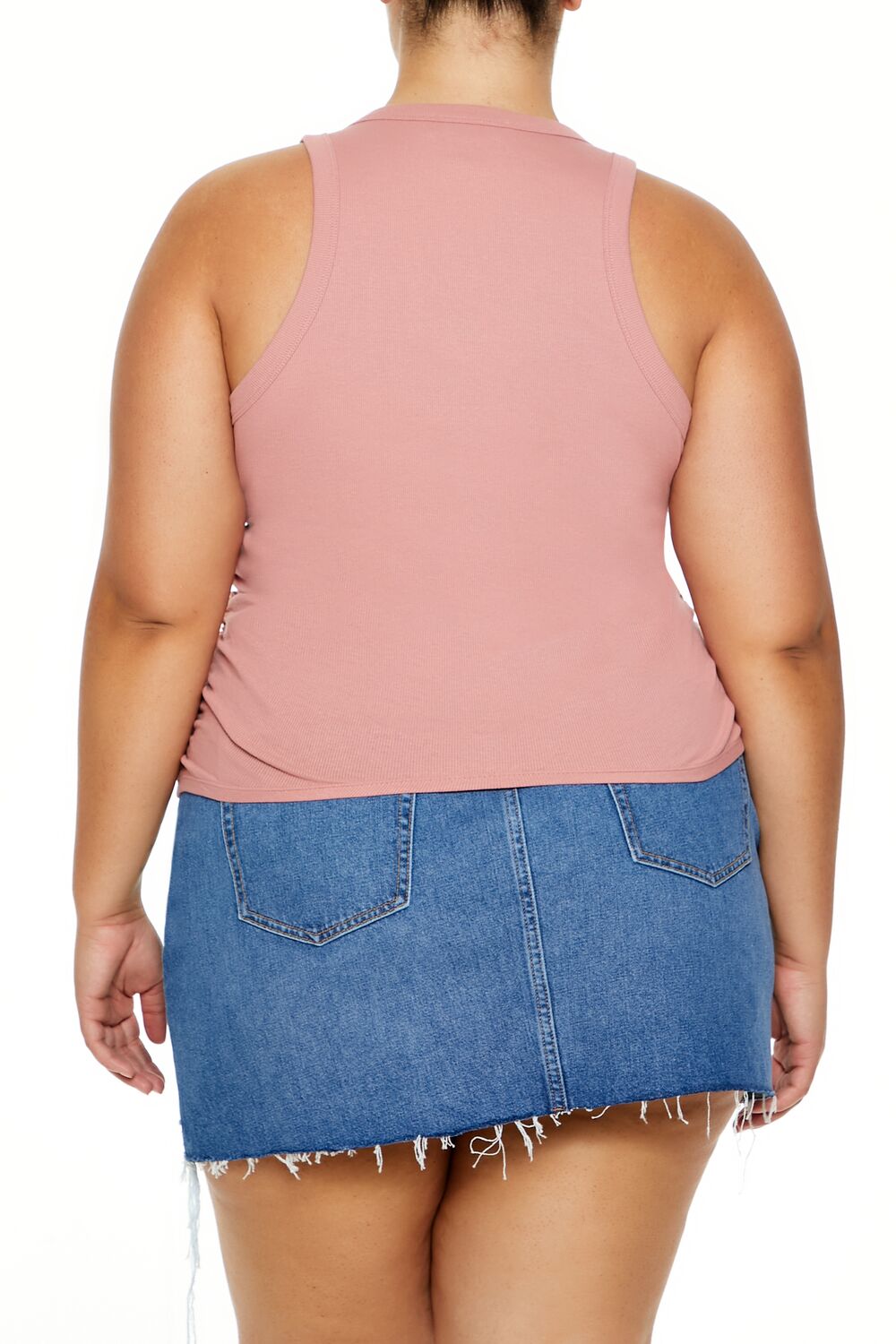 Plus Size Cotton-Blend Tank Top