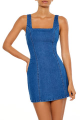 Denim Mini Tank Dress