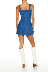 Denim Mini Tank Dress