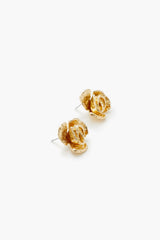 Hammered Flower Stud Earrings