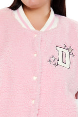 Plus Size Delusional Varsity Jacket