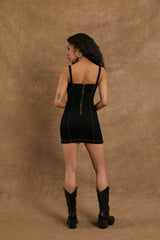 Compton Cowboys Denim Mini Dress