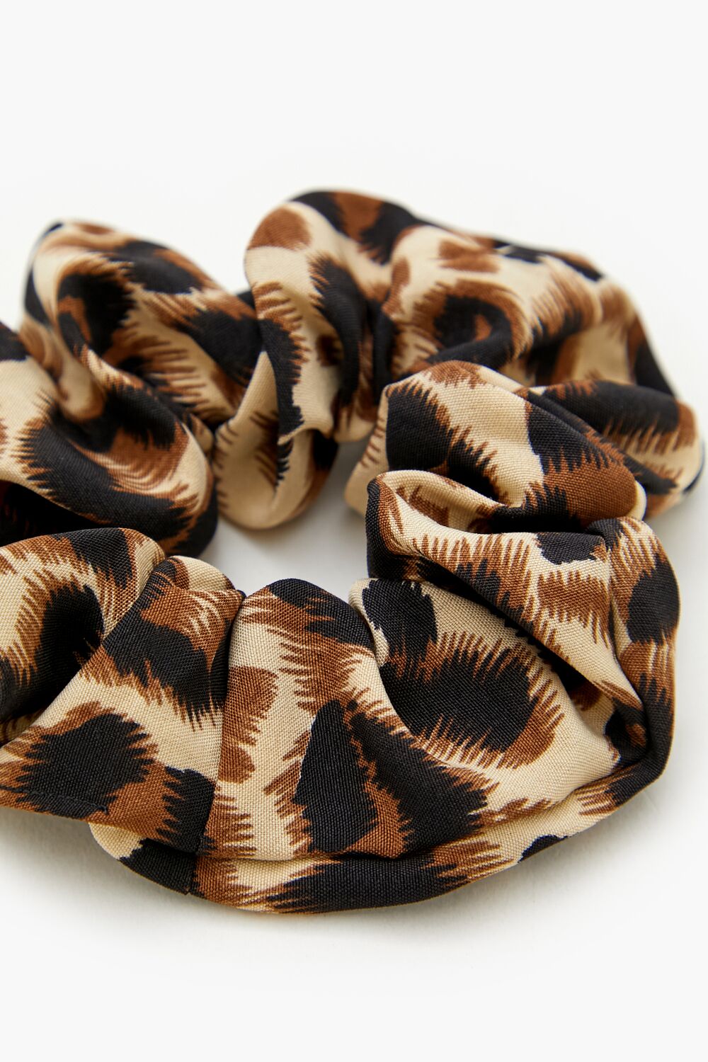Leopard Print Hair Scrunchie